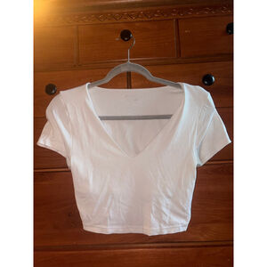 Aerie White Crop Top